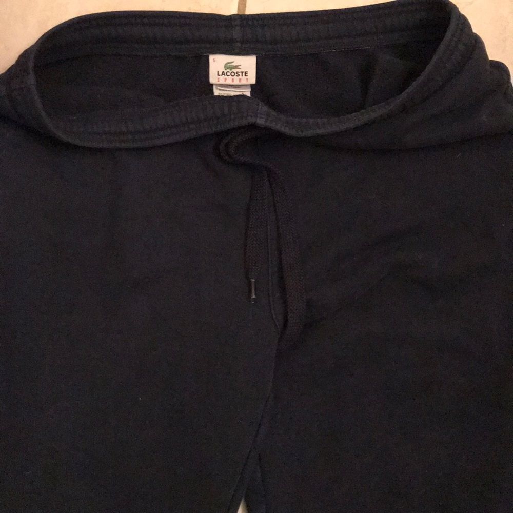 Men’s Large Lacoste sport navy blue sweatpants